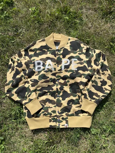 Pre-owned Bape Bomber Jacket In Multi