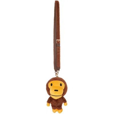 Bape Brown Baby Milo Plush Doll 2way Bag In Brown 106901983