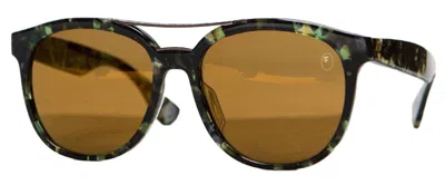 Pre-owned Bape Bs13024 Sunglasses In Green