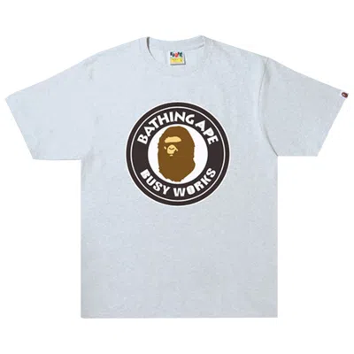 Pre-owned Bape Busy Works Tee 'grey' | Men's Size Xxl