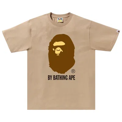 Pre-owned Bape By Bathing Ape Tee 'beige' In Tan