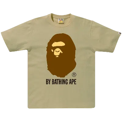 Pre-owned Bape By Bathing Ape Tee 'beige' In Tan