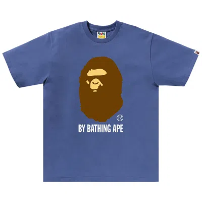 Pre-owned Bape By Bathing Ape Tee 'navy' | Blue | Men's Size S