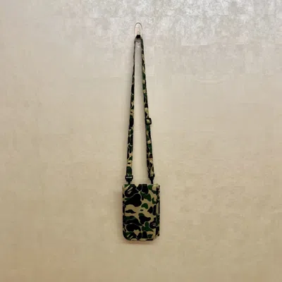 Pre-owned Bape Camo Passport/travel Pouch In Multi