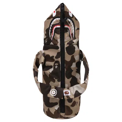 Pre-owned Bape Camo Shark Multi Case 'beige' In Tan