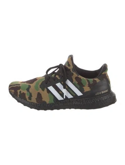 Pre-owned Bape Camouflage Print Athletic Sneakers In Green