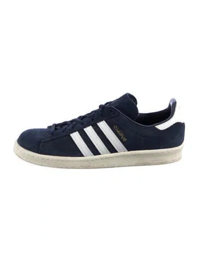 Pre-owned Bape Campus Sneakers In Blue