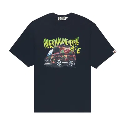 Pre-owned Bape Car Graphic T-shirt 'black'