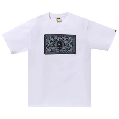 Pre-owned Bape Card Tee 'white/black'