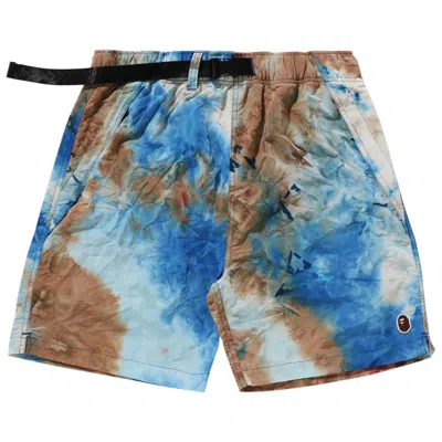 Pre-owned Bape Chusen One Point Easy Shorts 'blue'