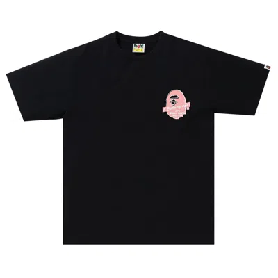 Pre-owned Bape Circle Tee 'black/pink'