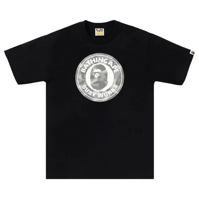 Pre-owned Bape City Camo Busy Works Tee 'black'