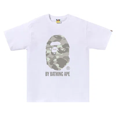 Pre-owned Bape City Camo By Bathing Ape Tee 'white/grey'