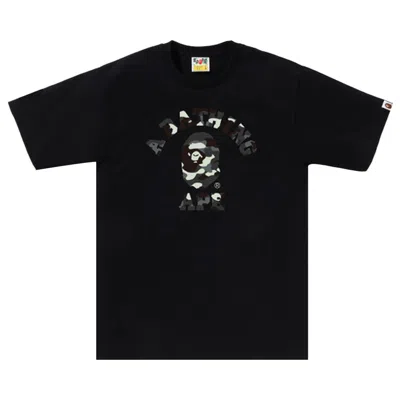 Pre-owned Bape City Camo College Tee 'black' | Men's Size S