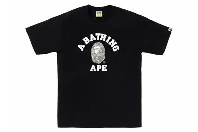 Pre-owned Bape City Camo College Tee Black/grey