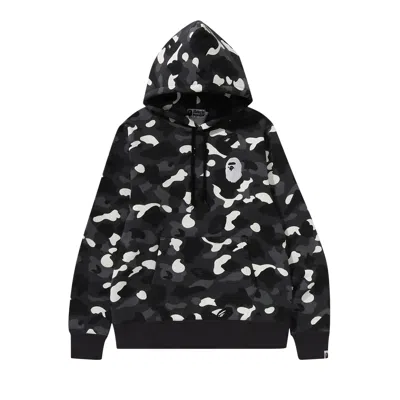 Pre-owned Bape City Camo Large Ape Head Pullover Hoodie 'black'