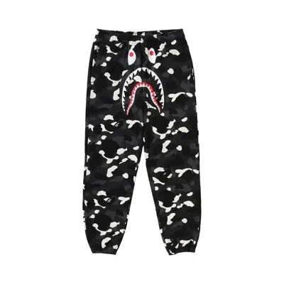 Pre-owned Bape City Camo Shark Relaxed Fit Sweatpants 'black' | Men's Size L