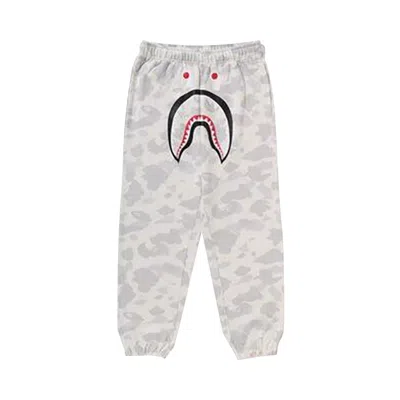 Pre-owned Bape City Camo Shark Relaxed Fit Sweatpants 'white' | Men's Size L