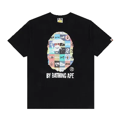 Pre-owned Bape Classic Logo By Bathing Ape Tee 'black'