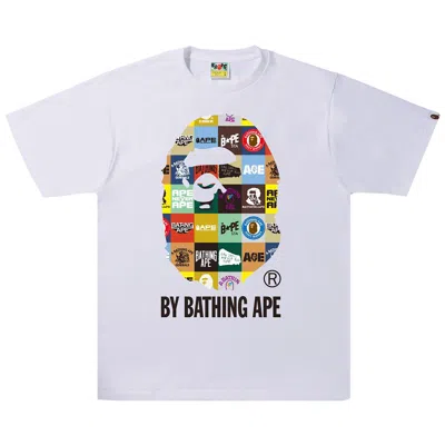 Pre-owned Bape Classic Logo Tee 'white'