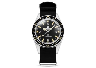 Pre-owned Bape Classic Type 1 X Watch In Black