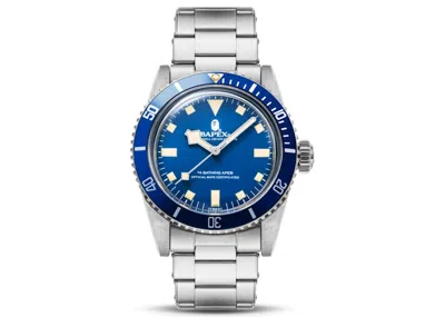 Pre-owned Bape Classic Type 1 X Watch In Blue