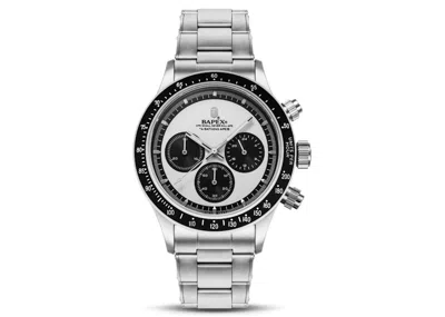 Pre-owned Bape Classic Type 4 X Watch In Silver White