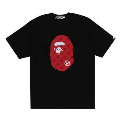 Pre-owned Bape Cloud Head Monogram Big Ape Head Tee 'black' | Men's Size Xxl