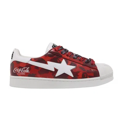 Pre-owned Bape Coca-cola X Skullsta '30th Anniversary' In Red