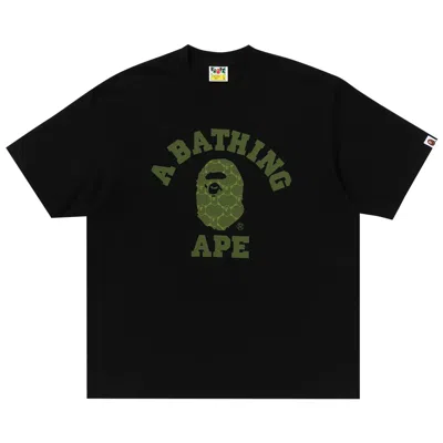 Pre-owned Bape College Monogram College Relaxed Fit Tee 'black' | Men's Size L
