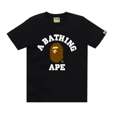 Pre-owned Bape College Tee 'black' | Women's Size S