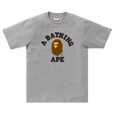Pre-owned Bape College Tee 'grey'