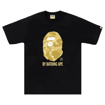 Pre-owned Bape Color Camo By Bathing Ape Tee 'black'