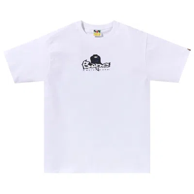 Pre-owned Bape Color Camo Mad Ape Tee 'white'