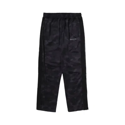 Pre-owned Bape Color Camo Metal Logo Relaxed Fit Track Sweatpants 'black' | Men's Size L