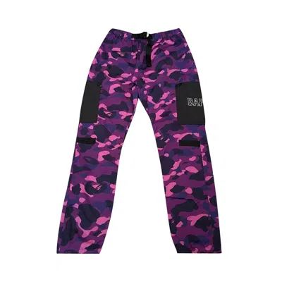 Pre-owned Bape Color Camo Military Pants 'purple'