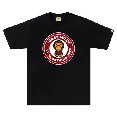 Pre-owned Bape Color Camo Milo Busy Works Tee 'black/red' | Men's Size L