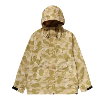 Pre-owned Bape Color Camo Shark Snowboard Jacket 'yellow'