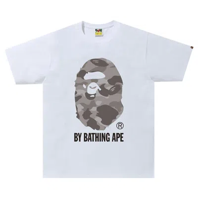 Pre-owned Bape Color Camo Tee 'white/grey' | Men's Size Xl