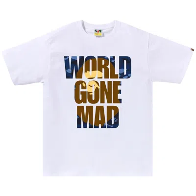 Pre-owned Bape Color Camo Wgm Ape Head Overlap Tee 'white'