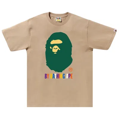 Pre-owned Bape Colors By Bathing Ape Tee 'beige' In Tan