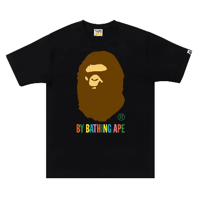 Pre-owned Bape Colors By Bathing Ape Tee 'black/multicolor'