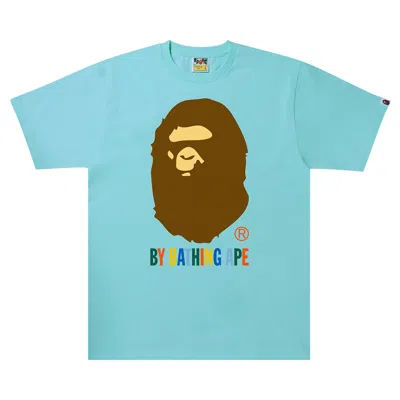 Pre-owned Bape Colors By Bathing Ape Tee 'sax' | Blue | Men's Size S