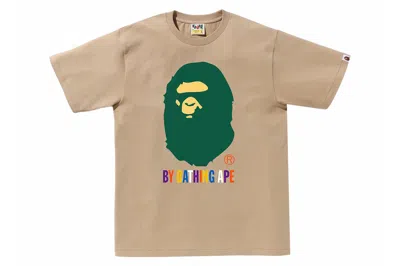 Pre-owned Bape Colors By Bathing Ape Tee (ss24) Beige