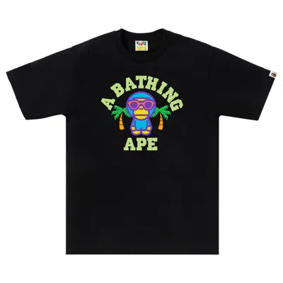 Pre-owned Bape Colors Milo College Summer Tee 'black' | Men's Size Xl