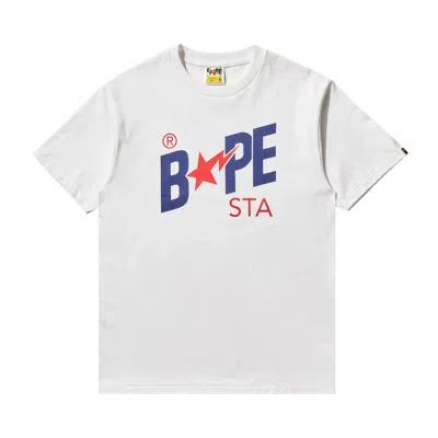Pre-owned Bape Colors Sta Tee 'white' | Men's Size Xxl