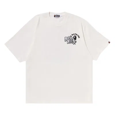 Pre-owned Bape Comics Graphic Tee 'ivory' | Cream | Men's Size Xl