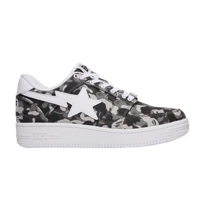 Pre-owned Bape Comme Des Garçons X Sta Low 'white Camo'