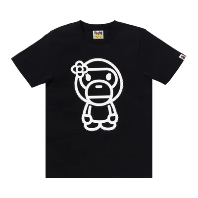Pre-owned Bape Crystal Stone Big Lisa Tee 'black' | Women's Size M