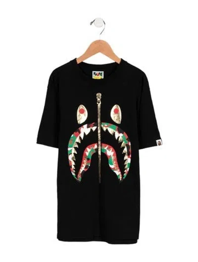 Pre-owned Bape Dubai Store 4th Anniversary Graphic Print T-shirt In Black